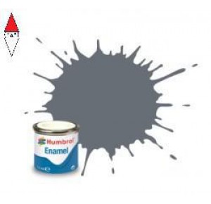 , , , SMALTO MODELLISMO HUMBROL NO 5 DARK AD GREY - GLOSS - TINLET NO 1 (14ML)