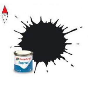 , , , SMALTO MODELLISMO HUMBROL NO 21 BLACK - GLOSS - TINLET NO 1 (14ML)