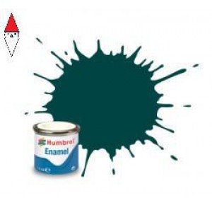 , , , SMALTO MODELLISMO HUMBROL NO 239 BRITISH RACING GREEN - GLOSS TINLET NO 1 (14ML)