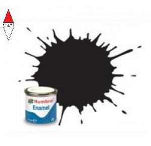 , , , SMALTO MODELLISMO HUMBROL NO 33 BLACK - MATT - TINLET NO 1 (14ML)