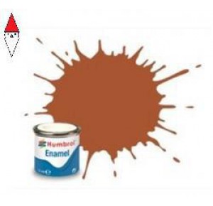 , , , SMALTO MODELLISMO HUMBROL NO 62 LEATHER - MATT - TINLET NO 1 (14ML)