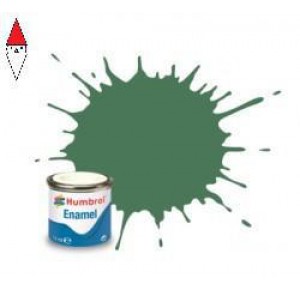 , , , SMALTO MODELLISMO HUMBROL NO 101 MID GREEN - MATT - TINLET NO 1 (14ML)