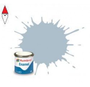 , , , SMALTO MODELLISMO HUMBROL NO 127 US GHOST GREY - SATIN - TINLET NO 1 (14ML)