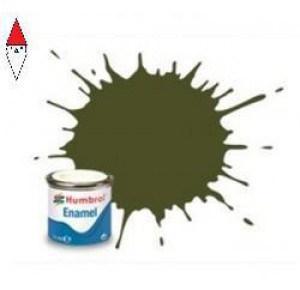 , , , SMALTO MODELLISMO HUMBROL NO 155 OLIVE DRAB - MATT - TINLET NO 1 (14ML)