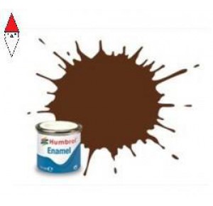, , , SMALTO MODELLISMO HUMBROL NO 160 GERMAN CAM RED BROWN - MATT-TINLET NO 1 (14ML)