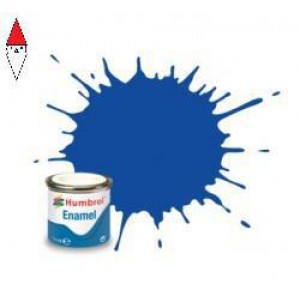 , , , SMALTO MODELLISMO HUMBROL NO 222 MOONLIGHT BLUE - METALLIC - TINLET NO 1 (14ML)