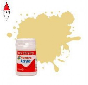 , , , ACRILICO MODELLISMO HUMBROL NO 103 CREAM MATT PLUS 18.2ML