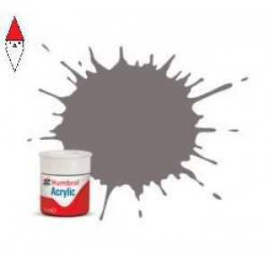 , , , ACRILICO MODELLISMO HUMBROL NO 156 DARK CAMOUFLAGE GREY - SATIN -12ML ACRYLIC
