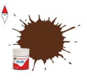 , , , ACRILICO MODELLISMO HUMBROL NO 160 GERMAN CAMO RED - MATT - 12ML ACRYLIC