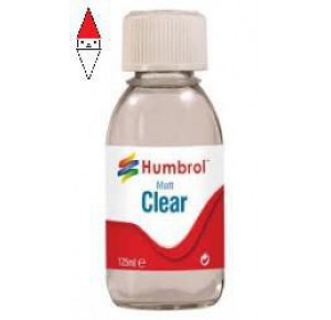 , , , SMALTO MODELLISMO HUMBROL CLEAR - MATT - 125ML - NEW