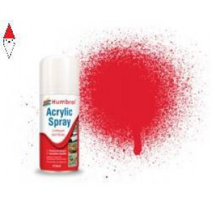 , , , SPRAY PLASTICA MODELLISMO HUMBROL NO 19 RED - MODELLERS SPRAY 150 ML