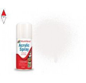 , , , SPRAY PLASTICA MODELLISMO HUMBROL NO 22 WHITE GLOSS - MODELLERS SPRAY 150 ML
