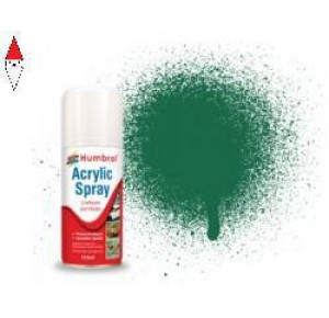 , , , SPRAY PLASTICA MODELLISMO HUMBROL NO 30 DARK GREEN - MODELLERS SPRAY 150 ML