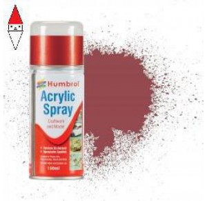 , , , SPRAY PLASTICA MODELLISMO HUMBROL NO 73 MATT WINE RED OXIDE