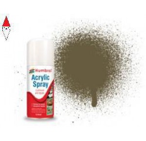 , , , SPRAY PLASTICA MODELLISMO HUMBROL NO 86 LIGHT OLIVE - MODELLERS SPRAY 150 ML