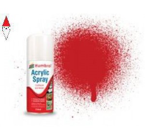 , , , SPRAY PLASTICA MODELLISMO HUMBROL NO 220 ITALIAN RACING RED