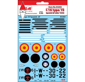 , , , ICM 1/32 I-16 TYPE 10 SPANISH AF (AFTER 1939)