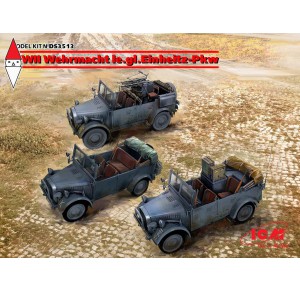 , , , ICM 1/35 WWII WEHRMACHT LE.GL.EINHEITZ-PKW