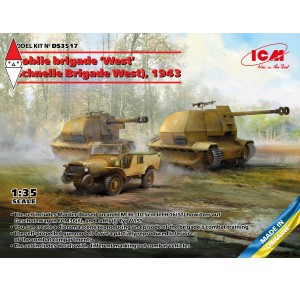 , , , ICM 1/35 MOBILE BRIGADE WEST (SCHNELLE BRIGADE WEST) 1943
