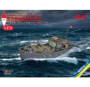 , , , ICM 1/350 KFK KRIEGSFISCHKUTTER WWII GERMAN MULTI-PURPOSE BOAT