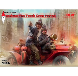 , , , ICM 1/24 AMERICAN FIRE TRUCK CREW (1910S) (2 FIGURES) (NEW MOLDS)