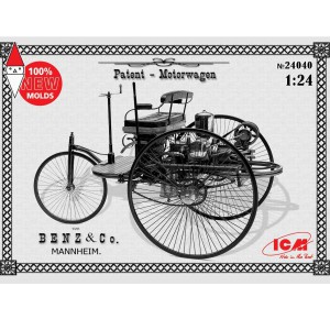 , , , ICM 1/24 BENZ PATENT-MOTORWAGEN 1886 (NEW MOLDS)