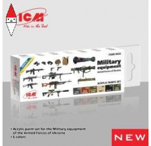 , , , ACRILICO MODELLISMO ICM FOR MILITARY EQUIPMENT OF THE ARMED FORCES OF UKRAINE