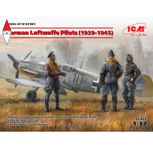 , , , ICM 1/32 GERMAN LUFTWAFFE PILOTS (1939-1945) (3 FIGURES) (NEW MOLDS)