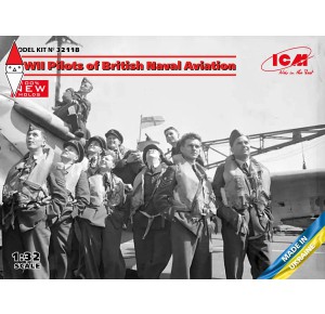 , , , ICM 1/32 WWII PILOTS OF BRITISH NAVAL AVIATION (NEW MOLDS)