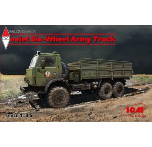 , , , ICM 1/35 SOVIET SIX-WHEEL ARMY TRUCK (NEW MOLDS)