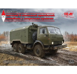 , , , ICM 1/35 SOVIET SIX-WHEEL ARMY TRUCK WITH SHELTER