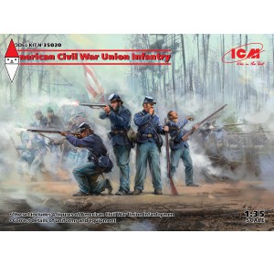 , , , ICM 1/35 AMERICAN CIVIL WAR UNION INFANTRY (NEW MOLDS)