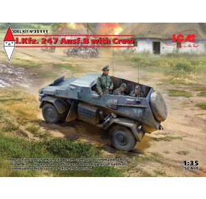 , , , ICM 1/35 SD.KFZ. 247 AUSF.B WITH CREW