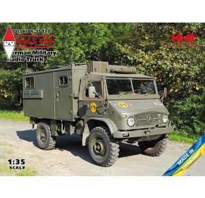 , , , ICM 1/35 UNIMOG S 404 GERMAN MILITARY RADIO TRUCK
