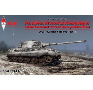 , , , ICM 1/35 PZ.KPFW.VI AUSF.B KONIGSTIGER WITH HENSCHEL TURRET (LATE PRODUCTION)