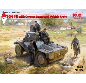 , , , ICM 1/35 P 204 (F) WITH GERMAN ARMOURED VEHICLE CREW