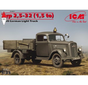 , , , ICM 1/35 TYP 25-32 (15 TO) WWII GERMAN LIGHT TRUCK