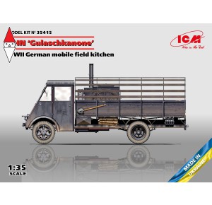 , , , ICM 1/35 AHN GULASCHKANONE WWII GERMAN MOBILE FIELD KITCHEN