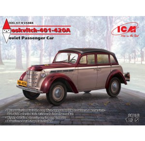 , , , ICM 1/35 MOSKVITCH-401-420A SOVIET PASSENGER CAR