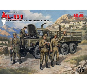 , , , ICM 1/35 ZIL-131 SOVIET TRUCK WITH SOVIET MOTORIZED RIFLES