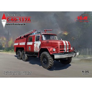 , , , ICM 1/35 AC-40-137A SOVIET FIRETRUCK (NEW MOLDS)