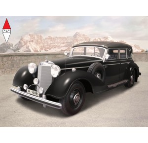 , , , ICM 1/35 TYP 770K TOURENWAGEN WITH OPEN COVER WWII GERMAN LEADERS CAR