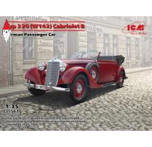, , , ICM 1/35 TYP 320 W142CABRIOLET B GERMAN PASSENGER CAR