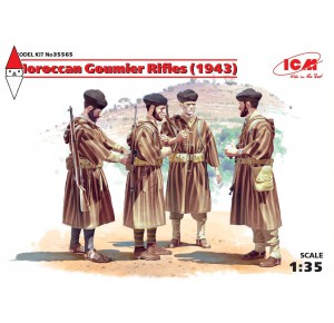 , , , ICM 1/35 MOROCCAN GOUMIER RIFLES (1943) (4 FIGURES)