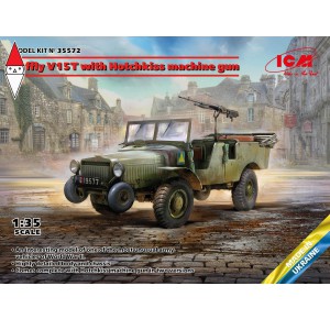 , , , ICM 1/35 LAFFLY V15T WITH HOTCHKISS MACHINE GUN