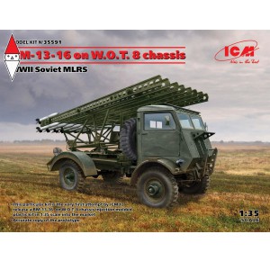 , , , ICM 1/35 BM-13-16 ON W.O.T. 8 CHASSIS WWII SOVIET MLRS