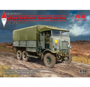 , , , ICM 1/35 LEYLAND RETRIEVER GENERAL SERVICE WWII BRITISH TRUCK (NEW MOLDS)