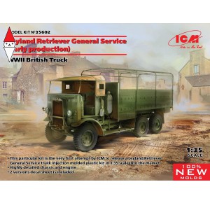 , , , ICM 1/35 LEYLAND RETRIEVER GENERAL SERVICE (EARLY PRODUCTION) WWII BRITISH TRUCK