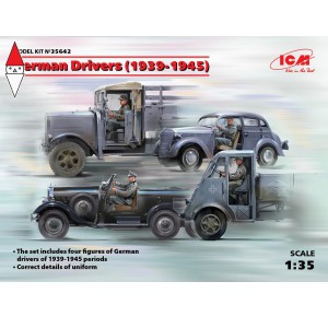 , , , ICM 1/35 GERMAN DRIVERS (1939-1945) (4 FIGURES) (NEW MOLDS)