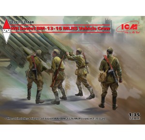 , , , ICM 1/35 WWII SOVIET BM-13-16 MLRS VEHICLE CREW